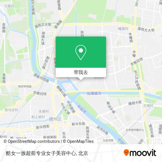 酷女一族超前专业女子美容中心地图