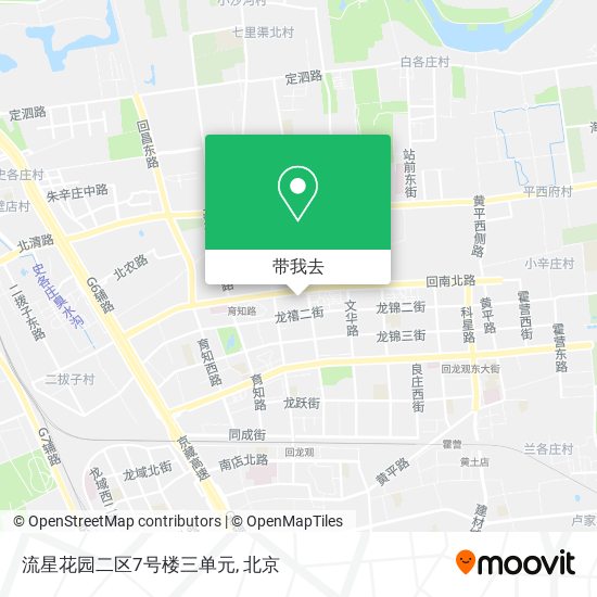 流星花园二区7号楼三单元地图