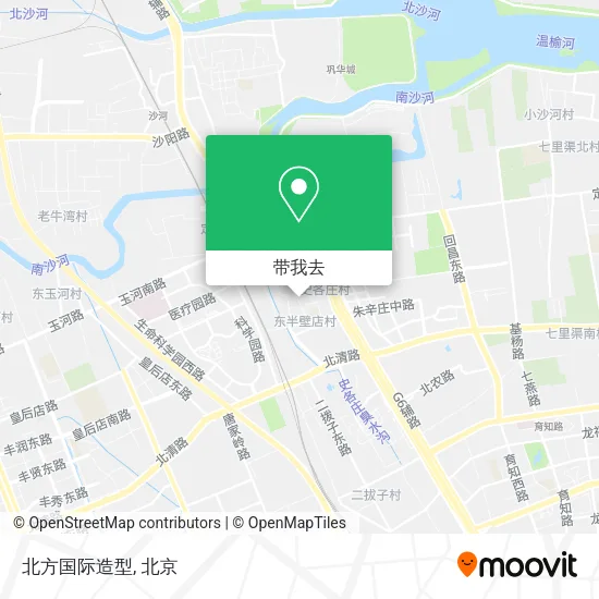 北方国际造型地图