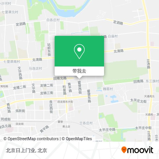 北京日上门业地图