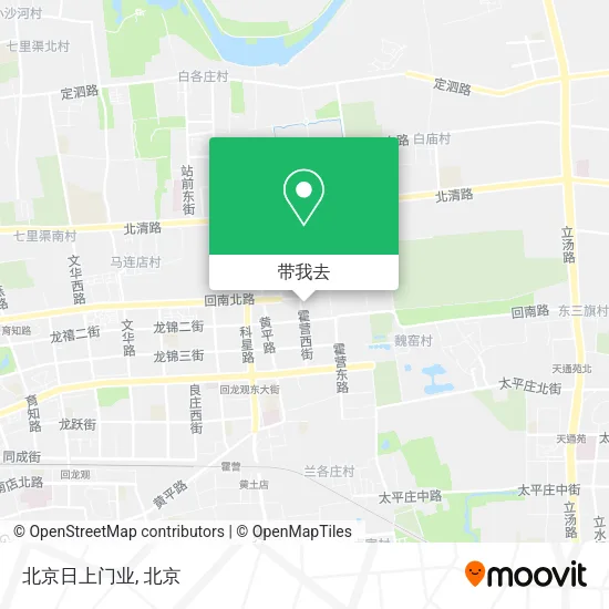 北京日上门业地图