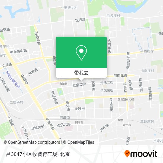 昌3047小区收费停车场地图