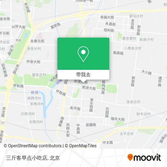 三斤客早点小吃店地图