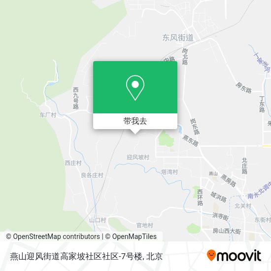燕山迎风街道高家坡社区社区-7号楼地图