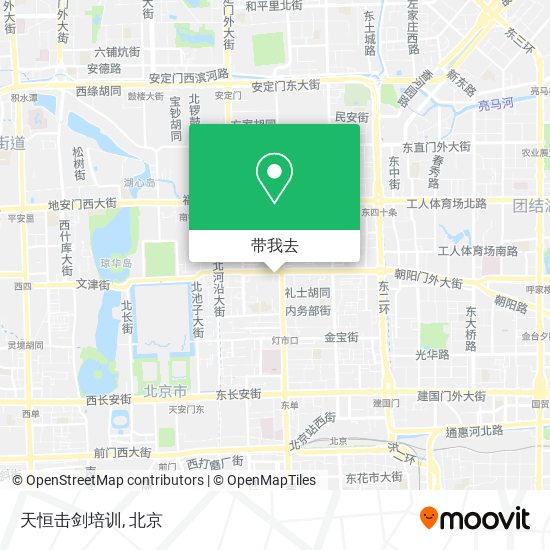 天恒击剑培训地图
