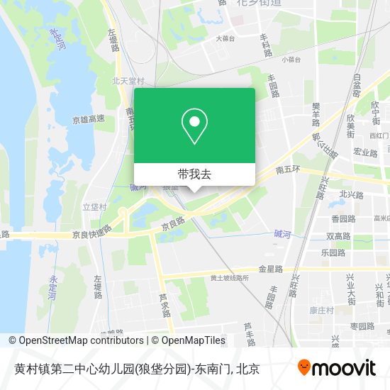 黄村镇第二中心幼儿园(狼垡分园)-东南门地图