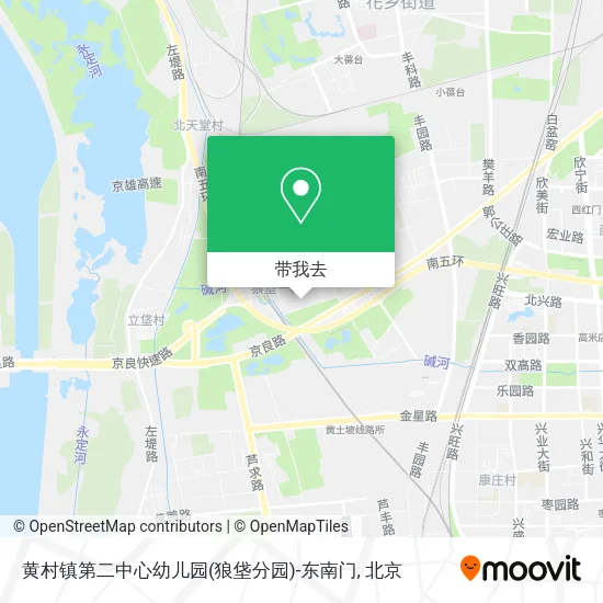 黄村镇第二中心幼儿园(狼垡分园)-东南门地图