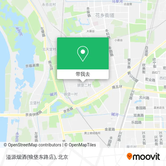 溢源烟酒(狼垡东路店)地图