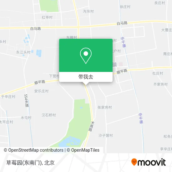草莓园(东南门)地图