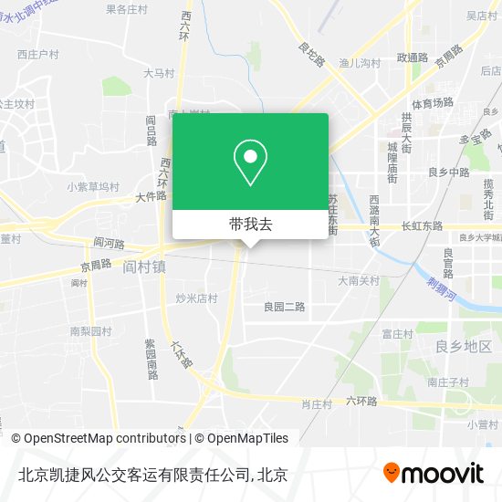 北京凯捷风公交客运有限责任公司地图
