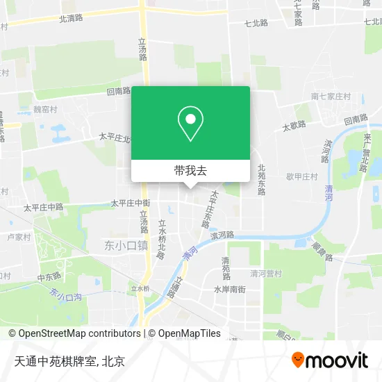 天通中苑棋牌室地图