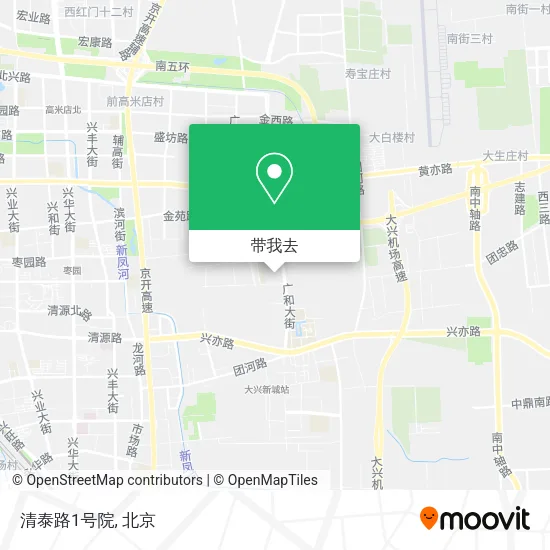 清泰路1号院地图