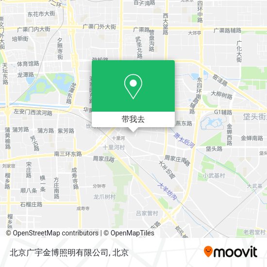 北京广宇金博照明有限公司地图