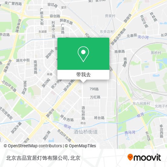 北京吉品宜居灯饰有限公司地图