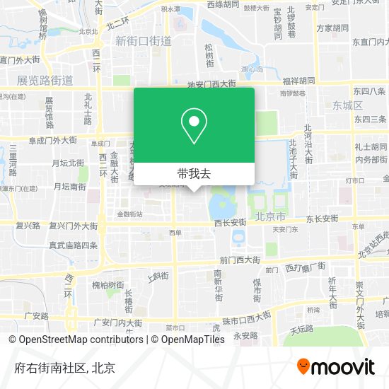 府右街南社区地图