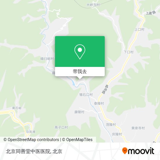 北京同善堂中医医院地图