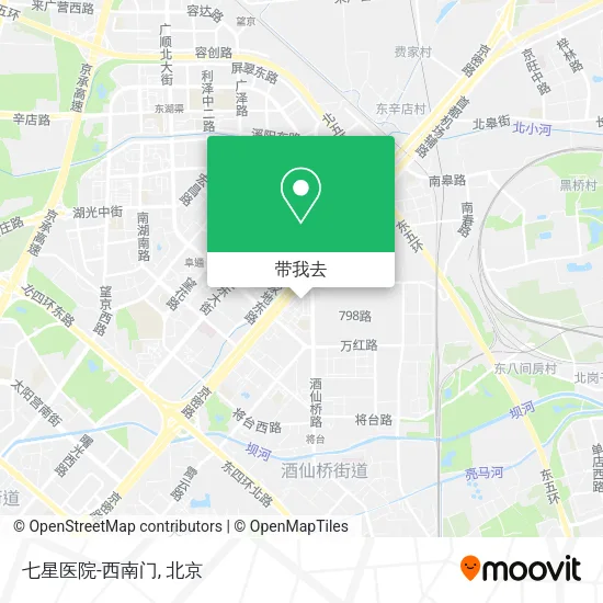 七星医院-西南门地图