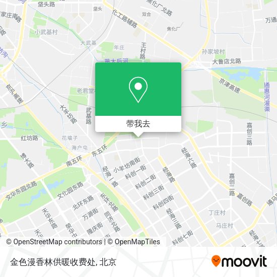 金色漫香林供暖收费处地图