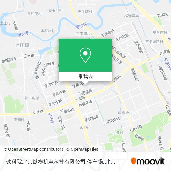 铁科院北京纵横机电科技有限公司-停车场地图