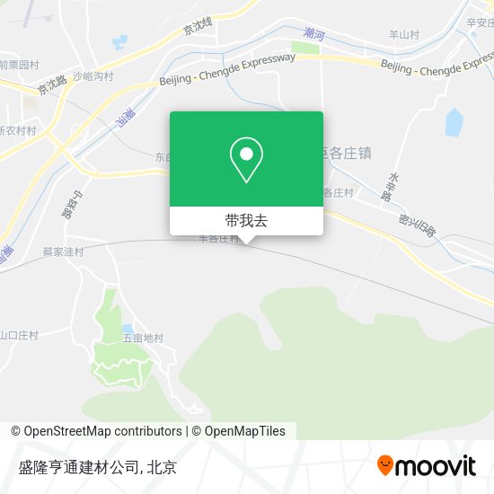 盛隆亨通建材公司地图