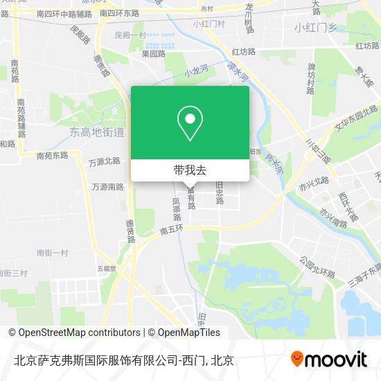 北京萨克弗斯国际服饰有限公司-西门地图