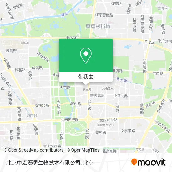 北京中宏赛思生物技术有限公司地图