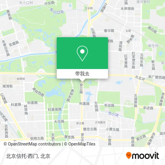 北京信托-西门地图