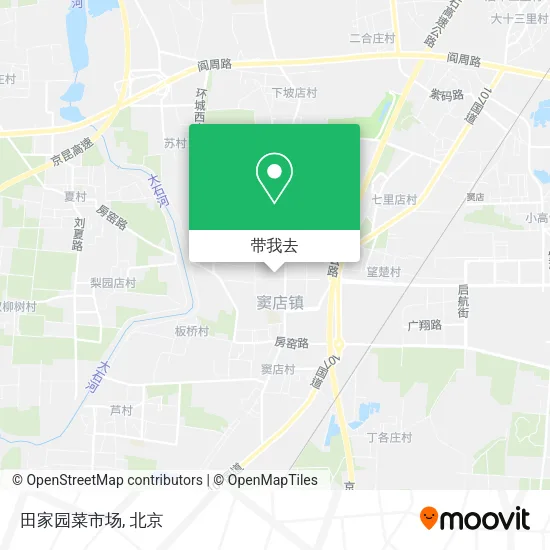 田家园菜市场地图
