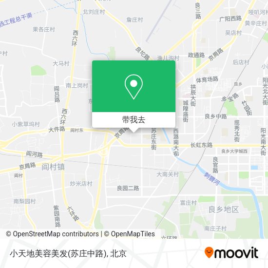 小天地美容美发(苏庄中路)地图