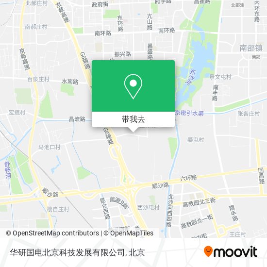 华研国电北京科技发展有限公司地图