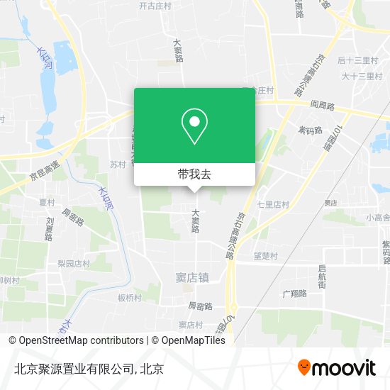 北京聚源置业有限公司地图