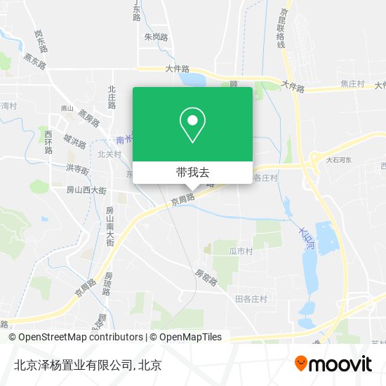 北京泽杨置业有限公司地图