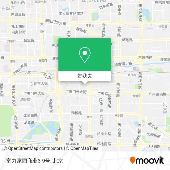 富力家园商业3-9号地图