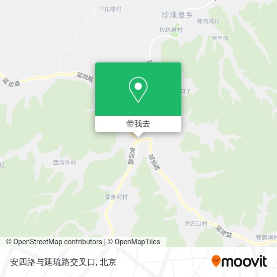 安四路与延琉路交叉口地图