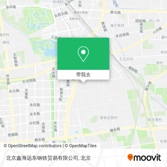 北京鑫海远东钢铁贸易有限公司地图