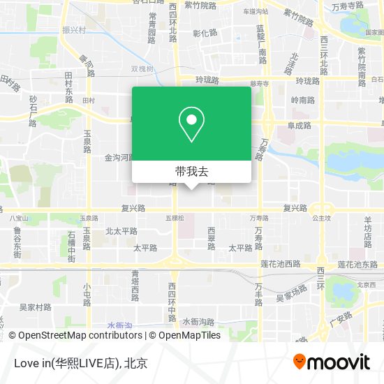 Love in(华熙LIVE店)地图