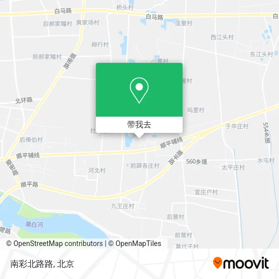 南彩北路路地图