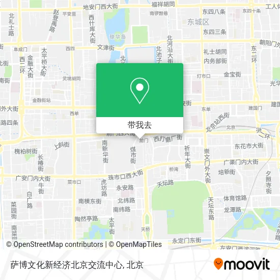 萨博文化新经济北京交流中心地图