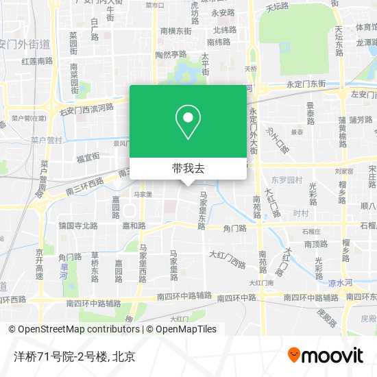 洋桥71号院-2号楼地图