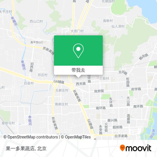 果一多果蔬店地图