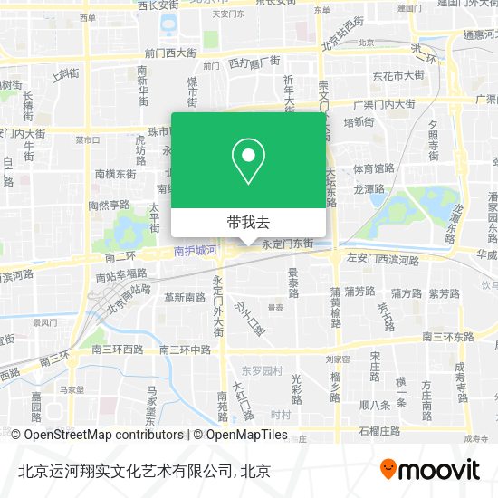 北京运河翔实文化艺术有限公司地图