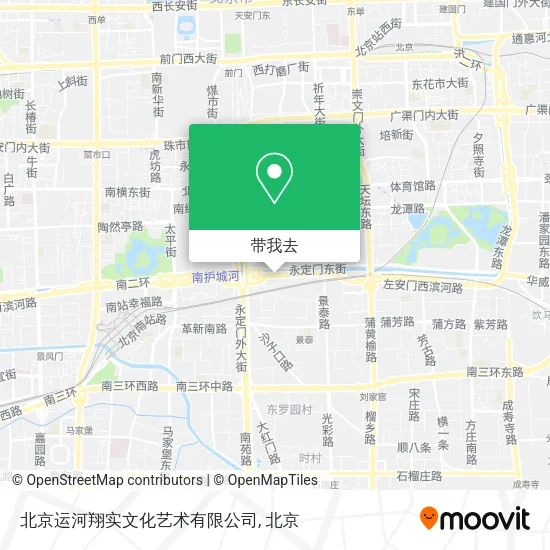 北京运河翔实文化艺术有限公司地图