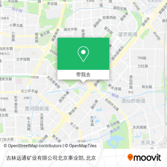吉林远通矿业有限公司北京事业部地图