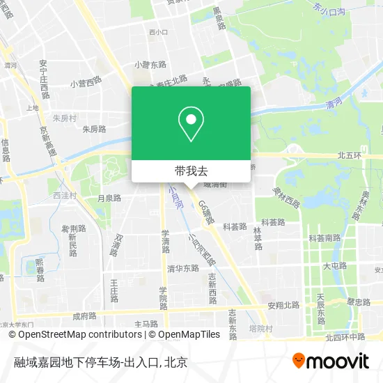 融域嘉园地下停车场-出入口地图