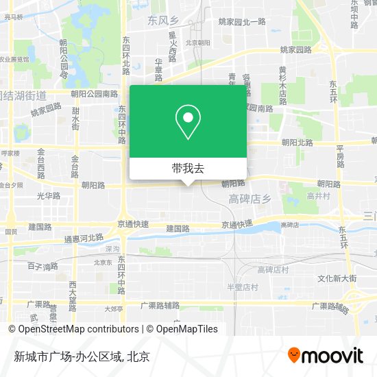 新城市广场-办公区域地图