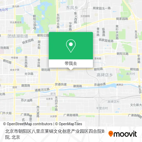 北京市朝阳区八里庄莱锦文化创意产业园区四合院B院地图