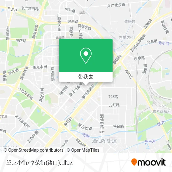 望京小街/阜荣街(路口)地图