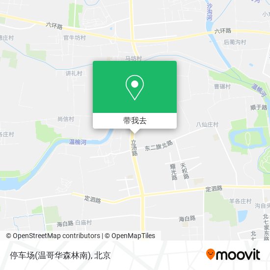 停车场(温哥华森林南)地图