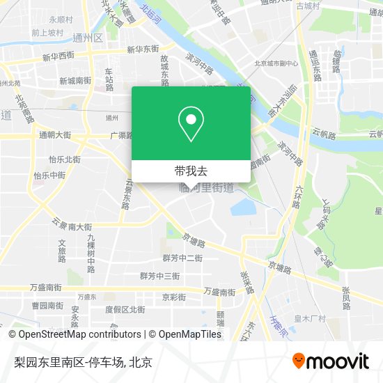 梨园东里南区-停车场地图