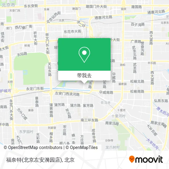 福奈特(北京左安漪园店)地图